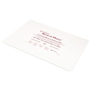 SAN JAMAR Cutting Board Mat, 13x18, White CBM1318