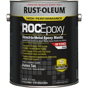 Rust-Oleum Epoxy Mastic Coating, Dunes Tan, Semi-gloss, 1 gal, 125 to 225 sq ft/gal, 9100 Series 9171402
