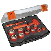 ITL 1000V Insulated 3/8-inch Drive Combination Socket Set, 12-Piece 03105