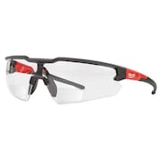 MILWAUKEE TOOL Safety Glasses - +2.50 Magnified Clear Anti-Scratch Lenses (Polybag), Clear Polycarbonate Lens 48-73-2207