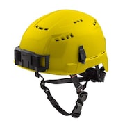 MILWAUKEE TOOL Climbing Yellow Vented Safety Helmet - Type 2, Class C, Type 2, Class C 48-73-1302