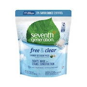 SEVENTH GENERATION Laundry Detergent Pacs, Bag, 45 ct 22977