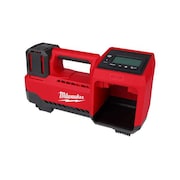Milwaukee Tool M18 Cordless Inflator, 150 psi Max., 36 in Hose Length, Bare Tool 2848-20