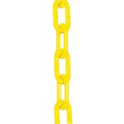 Mr. Chain 1.5" (#6, 38 mm.) x 100 ft. Yellow Plastic Chain 30002-100