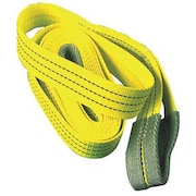 SPANSET Tow Strap, 2 In x 15 Ft, Yellow TS12-15