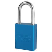 American Lock Lockout Padlock, KA, Blue, 1-7/8"H, PK3 A1106KAS3BLU