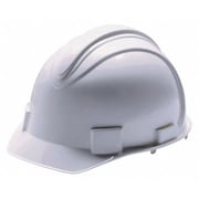 Jackson Safety Front Brim Hard Hat, Type 1, Class E, Ratchet (4-Point), White 20392