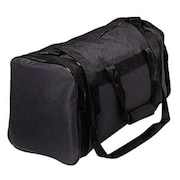 Zoro Select Gear Bag, 600 Denier Polyester, Black, 10-1/4" Height 8XE47