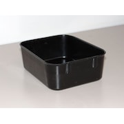 MOLDED FIBERGLASS Nesting Container, Black, Fiberglass Reinforced Composite, 6 1/8 in L, 4 7/8 in W, 2 1/8 in H 9211085118