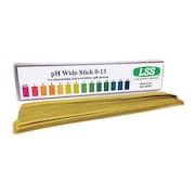 Lab Safety Supply pH Wide Sticks, 9x1, PK25 8ZDP7