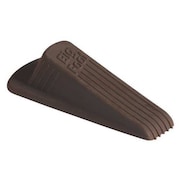 BIG FOOT Door Wedge, Vulcanized Rubber, Brown, 1-1/4"H x 2"W 29920