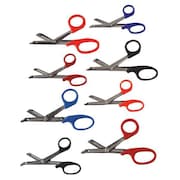 Emi EMS Shear, 7-1/4 In. L, Red, Stainlss Steel 1095 RED