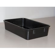 MOLDED FIBERGLASS Nesting Container, Black, Fiberglass Reinforced Composite, 9 3/4 in L, 6 1/8 in W, 2 1/8 in H 9221085118