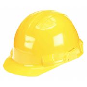 BULLARD Front Brim Hard Hat, Type 2, Class E, Ratchet (4-Point), Yellow VTYLR