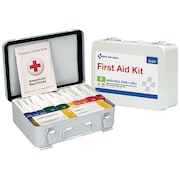 FIRST AID ONLY First Aid Kit, 25 People Served, 6" H 91348