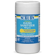Scrubs Antimicrobial Hand Sanitizing Wipes, 6 x 8", 120 Wipes 92991