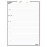 AT-A-GLANCE 18"x24" Dry Erase Weekly Calendar, White AW503028