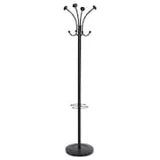 Alba Coat Rack, Black, 8 Knob ABAPMVIENAN