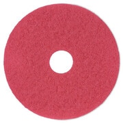 PREMIERE PADS Buffing Floor Pads, 17", Red, PK5 PAD 4017 RED