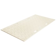 Checkers Ground Protection Mat High Density Polyethylene 6 ft 3 ft 18/25 in CM36