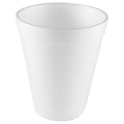 Zoro Select Disposable Cold/Hot Cup 12 oz. White, Foam, Pk1000 C12A