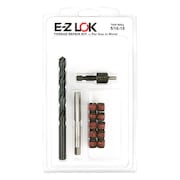 ZORO SELECT Thread Repair Kit, Self Locking Thread Inserts, Black Phosphate Steel, 10 Inserts EZ-310-5