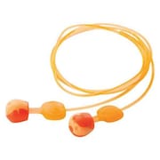 Honeywell Howard Leight Reusable Corded Ear Plugs, Pod Shape, 28 dB, 100 Pairs, Orange TRUSTFITPOD-30