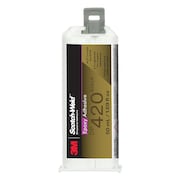 3M Epoxy Adhesive, DP420 Series, Black, 2:01 Mix Ratio, 2 hr Functional Cure, Dual-Cartridge DP420