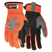 MCR SAFETY Mechanics Glove, M, Full Finger, PR 954M