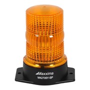 MAXXIMA Warning Light, Amber, Strobe, 12.8V DC M42705Y