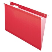 PENDAFLEX Hanging File Folders, Red, PK25 PFX415315RED