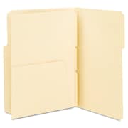 SMEAD Self- Adhesive Dividers, Dual Pocket, Pk25 68030