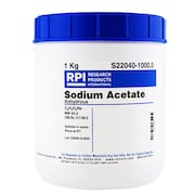 RPI Sodium Acetate, Anhydrous, 1Kg S22040-1000.0