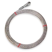 Dayton SS Cable, 3/16 In, 100 Ft, 740 Lb Capacity 1DLD4