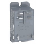 SCHNEIDER ELECTRIC Enclosed Power Relay, DIN-Rail & Surface Mounted, DPDT, 120V AC, 8 Pins, 2 Poles RPF2BF7