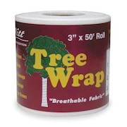 Zoro Select 3 in x 50 ft Breathable Tree Roll Fabric, White, Polypropylene TW3W