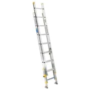 Werner Aluminum Extension Ladder, 250 lb Load Capacity D1816-2EQ
