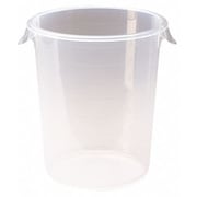 Rubbermaid Commercial Round Storage Container, 12 qt FG572624CLR