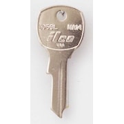 KABA ILCO Key Blank, Brass, Type NA14, 4 Pin, PK10 1069L-NA14