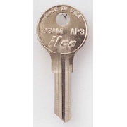 Kaba Ilco Key Blank, Brass, Type AP3, 5 Pin, PK10 103AM-AP3