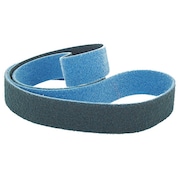 ARC ABRASIVES Sanding Belt, 1 in W, 42 in L, Non-Woven, Aluminum Oxide, Very Fine, Z-Web, Blue 64010423