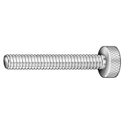 ZORO SELECT Thumb Screw, 1/4"-28 Thread Size, Round, Plain 18-8 Stainless Steel, 7/32 in Head Ht, 1 1/2 in Lg Z0683-SS