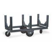 Zoro Select Mobile Bar Cradle Rack, H 30, W 28, L 96 BCTE-2896-4K-95