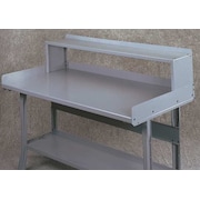 Tennsco Shelf Riser, 72 W x 10-1/2 D x 12 H, Gray R-1072