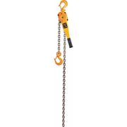 HARRINGTON Lever Chain Hoist, 6,000 lb Load Capacity, 10 ft Hoist Lift, 1 1/2 in Hook Opening LB030-10