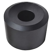 Vaughan Rubber Mallet Tip, 2 In Dia, Soft, Black RM24TB