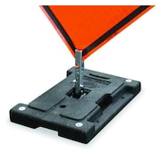 DICKE Sign Stand, Traffic, Stackable, 41 Lbs DSB100