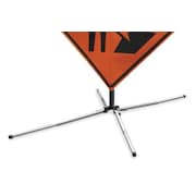 DICKE Sign Stand, Traffic, Spring Base, Alum UF2000