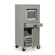 Zoro Select Computer Cabinet, 21 x 22-1/2 x 59-1/2 In 1UG95
