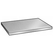 Zoro Select Sheet Metal, Aluminum, 0.032 x4x10 In, PK6 256